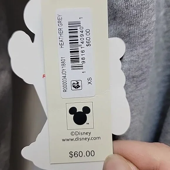 Disney Minnie Mouse Macy's Thanksgiving Day Parade 2024 Hoodie Women's XS Gray - Picture 8 of 10